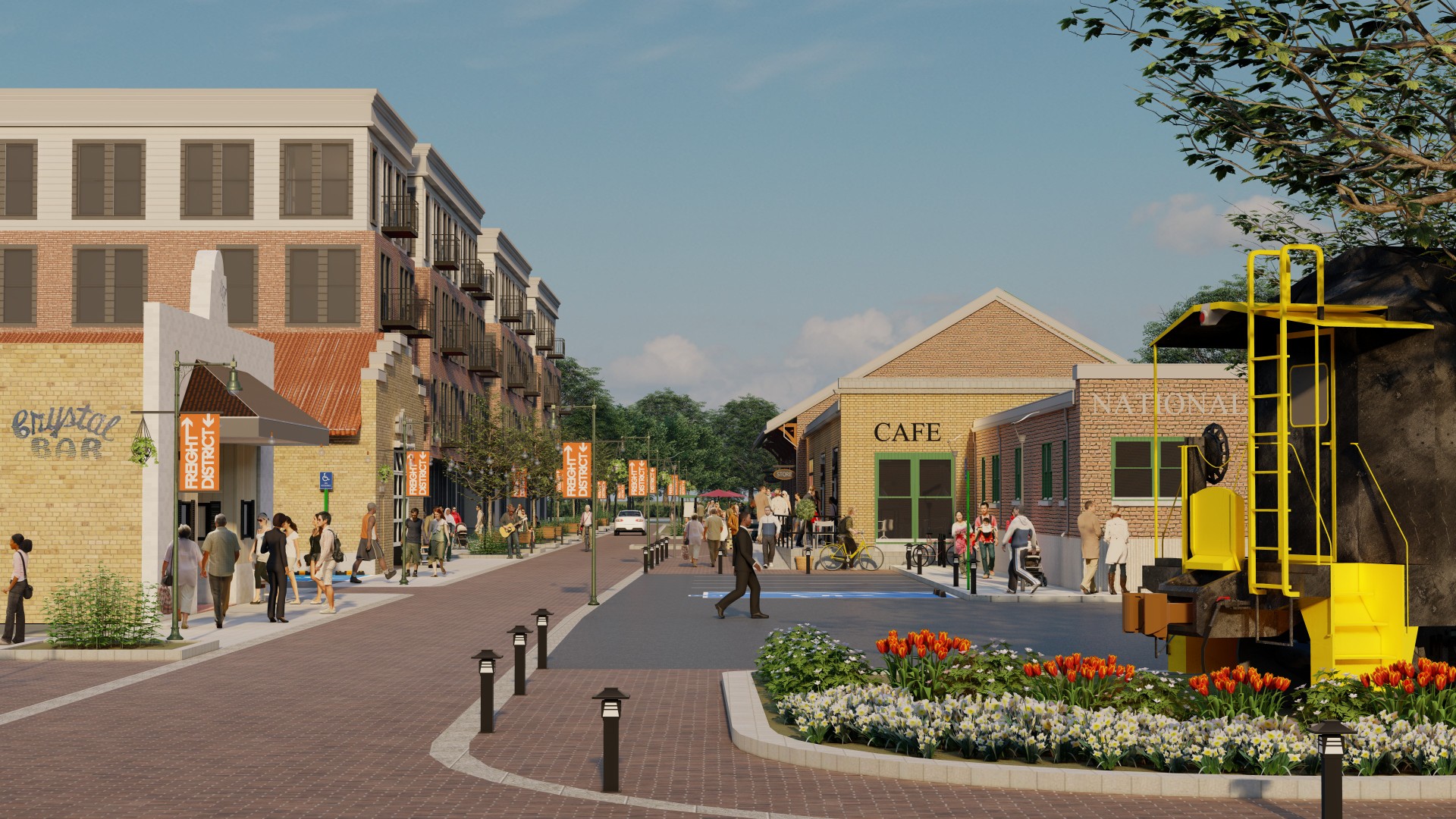 freight district community asset